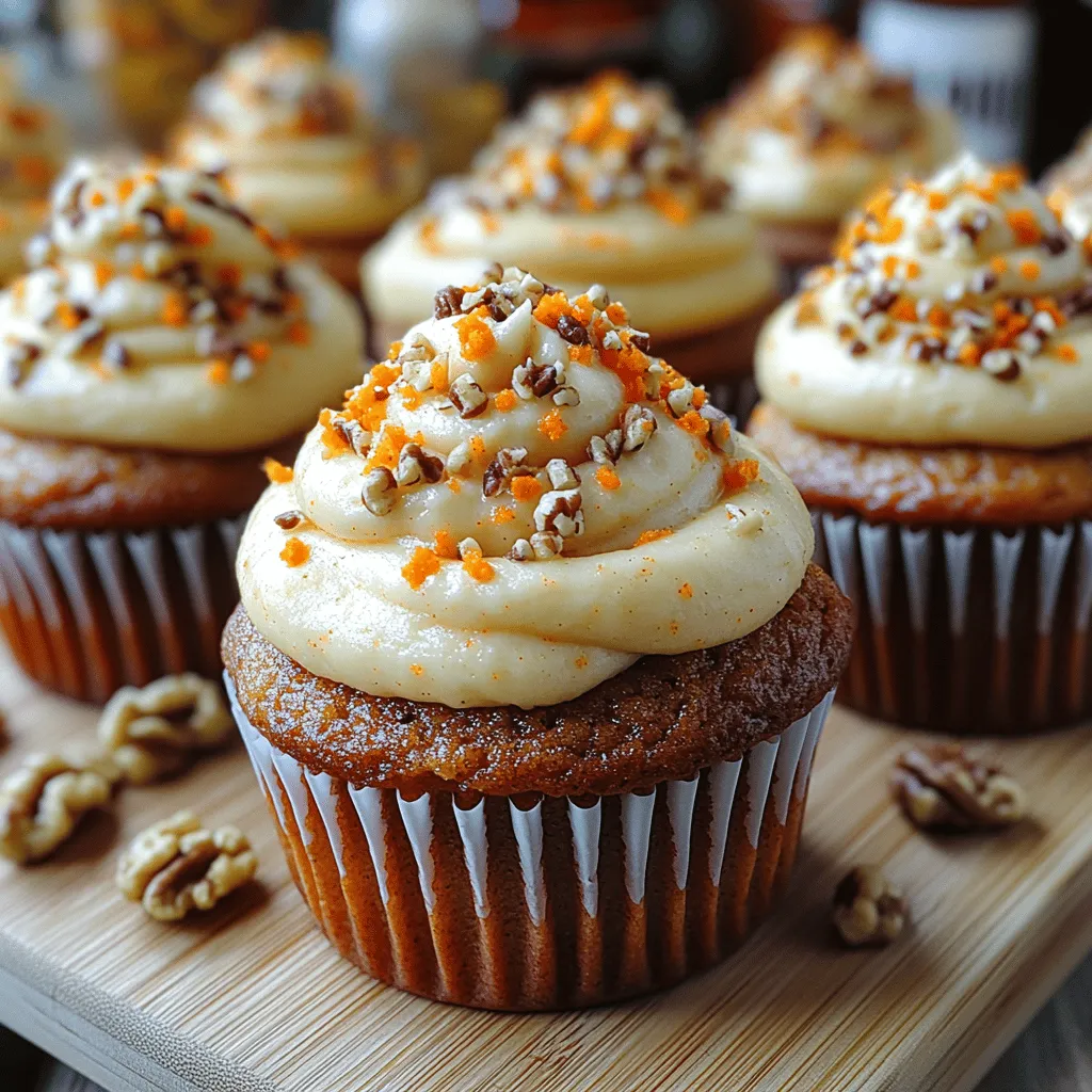 Welcome to the delightful world of carrot cake cupcakes, where moist texture and delightful flavor come together to create an irresistible treat. These mini marvels are more than just dessert; they encapsulate the joyful essence of celebrations and gatherings. Whether you're looking to add a touch of sweetness to a birthday party, a potluck, or simply a cozy afternoon tea, carrot cake cupcakes are the perfect solution. Their charming appearance and satisfying taste make them a beloved choice for many, and they are sure to impress anyone who takes a bite.