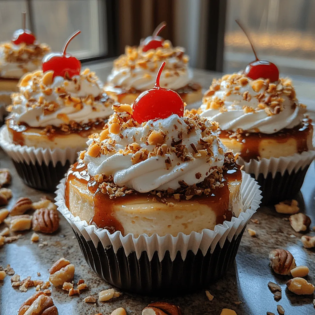 Indulging in desserts is one of life’s greatest pleasures, and what could be more delightful than the fusion of classic cheesecake with the nostalgic flavors of a banana split? Mini Banana Split Cheesecakes perfectly embody this whimsical combination, bringing together rich, creamy cheesecake, the sweetness of ripe bananas, and the playful toppings reminiscent of the beloved ice cream treat. These mini cheesecakes are not just a feast for the eyes; they also deliver an explosion of flavors in every bite.