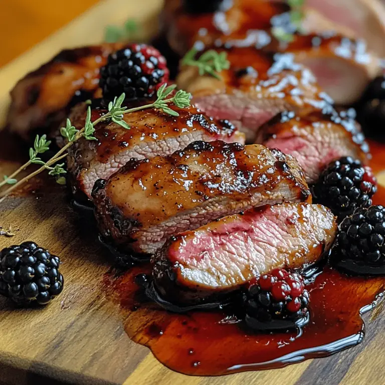 To create an unforgettable Blackberry Balsamic Glazed Pork, it’s essential to understand the key ingredients that contribute to its amazing flavor profile. Each component plays a vital role in crafting the final dish, so let’s dive into them.