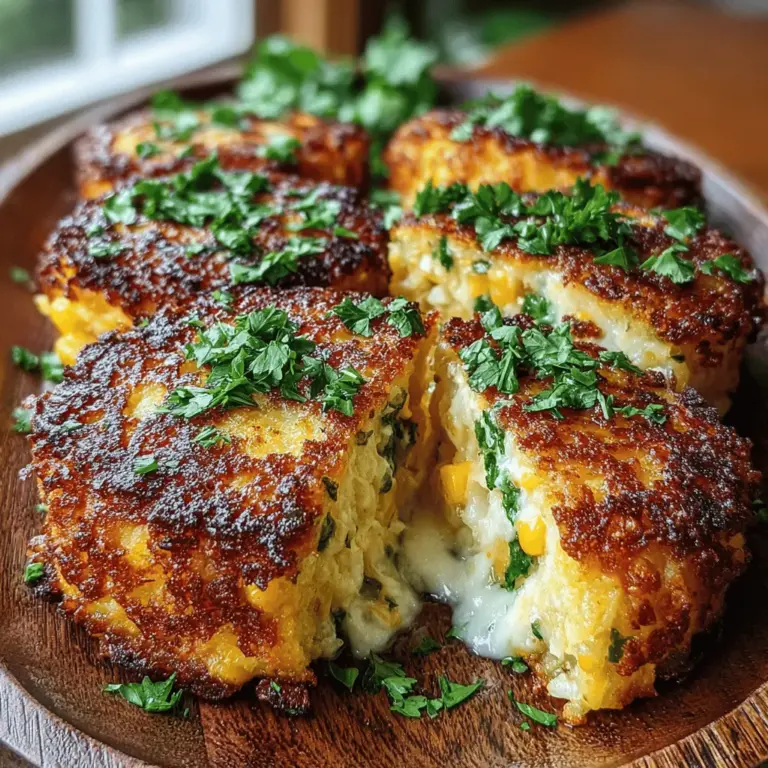 Southern cuisine is renowned for its warmth and heartiness, and few dishes embody this spirit quite like Roasted Corn & Cheddar Grits Cakes. This dish not only showcases the rich traditions of the South but also highlights the comfort food experience that grits can provide. The combination of creamy grits, sweet roasted corn, and sharp cheddar creates a unique flavor profile that is both satisfying and versatile. Whether served as an appetizer, side dish, or even a main course, these grits cakes are sure to delight your palate and warm your soul.