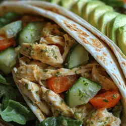 When considering meal options, it's essential to think about the health benefits of the ingredients. The core components of the Creamy Cilantro Chicken Wraps contribute significantly to a well-rounded diet: