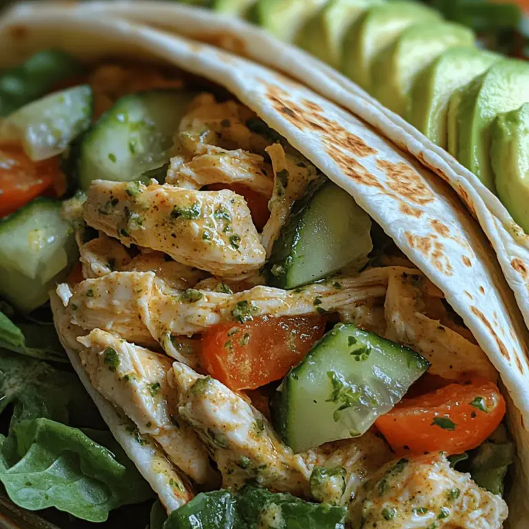 When considering meal options, it's essential to think about the health benefits of the ingredients. The core components of the Creamy Cilantro Chicken Wraps contribute significantly to a well-rounded diet: