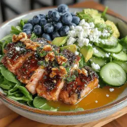 In the world of culinary creations, salads often stand out for their versatility and health benefits. The Blueberry & Tuna Salad Bowl is a refreshing dish that marries the savory taste of tuna with the sweet burst of blueberries, creating a delightful balance of flavors that appeals to both the palate and the eye. This unique salad is not only vibrant and visually appealing but also packs a nutritional punch, making it an excellent choice for lunch, dinner, or even a light snack.