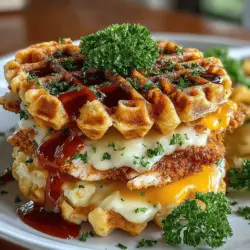 When it comes to waffle preparation, the possibilities are endless. Depending on your taste preferences, you can customize your waffles to create a unique flavor profile that perfectly complements the Cajun chicken and cheesy grits.