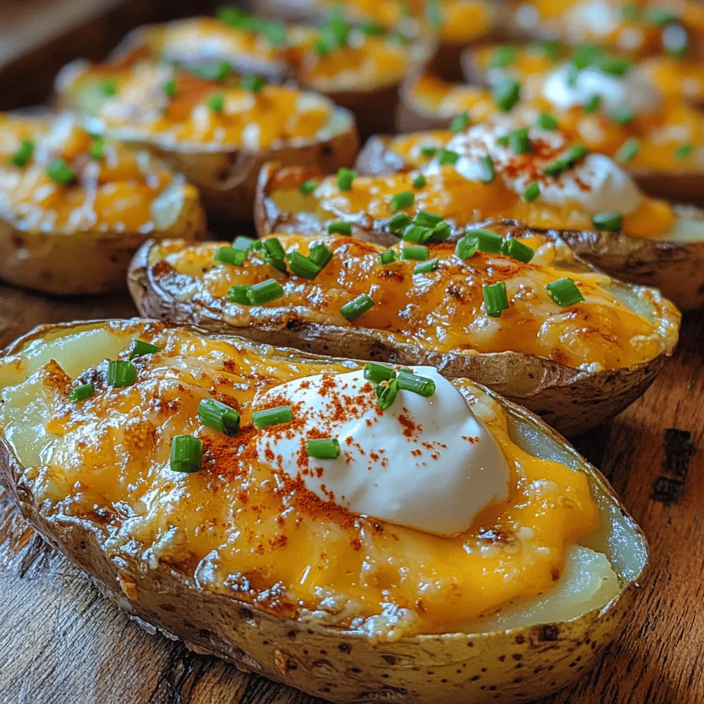 Potato skins are a beloved appetizer that has made their way into the hearts and stomachs of food enthusiasts across the globe. These delightful morsels, often served at parties and gatherings, are not only delicious but also incredibly versatile. Among the various ways to prepare potato skins, the crispy garlic version stands out for its irresistible crunch and robust flavor. This recipe is simple and accessible, making it perfect for both novice cooks and seasoned chefs alike.