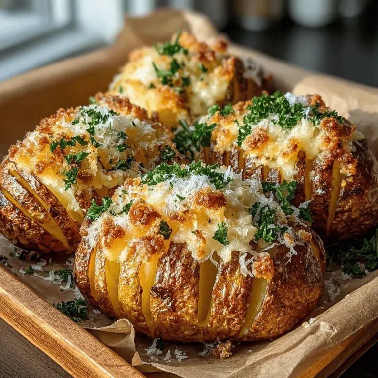 Cooking Garlic Parmesan Hasselback Potatoes is a delightful culinary adventure that combines simplicity with elegance. This section will guide you through each step of the preparation process, ensuring you achieve perfect results every time.