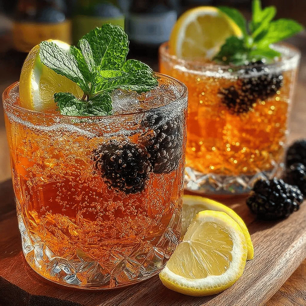 To craft the perfect Sparkling Blackberry Lemon Spritz, it's essential to understand the ingredients that come together to create this delicious beverage. Each component plays a crucial role, contributing to the flavor profile and overall experience.