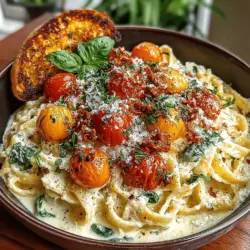 Creamy Lemon Ricotta Pasta is a delightful dish that marries the comfort of pasta with the refreshing zest of lemons, creating a culinary experience that's both satisfying and invigorating. This dish features a velvety sauce made from ricotta cheese, which lends a creamy texture, while the bright acidity of fresh lemons elevates the flavors, making each bite a burst of deliciousness. Whether you're preparing a quick weeknight dinner or impressing guests at a dinner party, this pasta dish is versatile enough to suit any occasion.