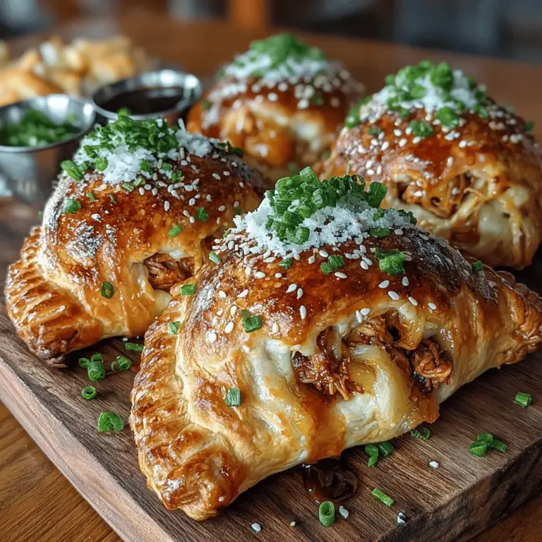 If you’re searching for a delicious and inventive appetizer that will impress your guests or elevate a casual family meal, look no further than Sticky Pineapple Chicken Puff Pockets. These delightful treats combine the savory flavors of tender chicken breast with the sweetness of juicy pineapple, all encased in a flaky, golden puff pastry. The result is a mouthwatering fusion of taste and texture that is perfect for any occasion—be it a festive gathering, a game day celebration, or simply a fun family dinner.