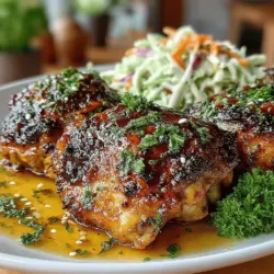 This dish is a celebration of flavor, with a profile that is tangy, sweet, and irresistibly sticky. The tanginess often comes from ingredients like vinegar or citrus, while the sweetness is achieved through the use of honey or brown sugar. Combined, these elements create a glaze that clings to the chicken, giving it that signature sticky finish that BBQ lovers crave.