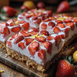 When the summer heat hits, nothing quite satisfies like a refreshing frozen dessert. Among the myriad of options, Frozen Strawberry Shortcake Bars stand out as a quintessential treat, seamlessly combining the freshness of strawberries with a creamy, dreamy texture and a delightful crunch. This no-bake dessert is not only easy to prepare but also offers a symphony of flavors that will make your taste buds dance with joy.