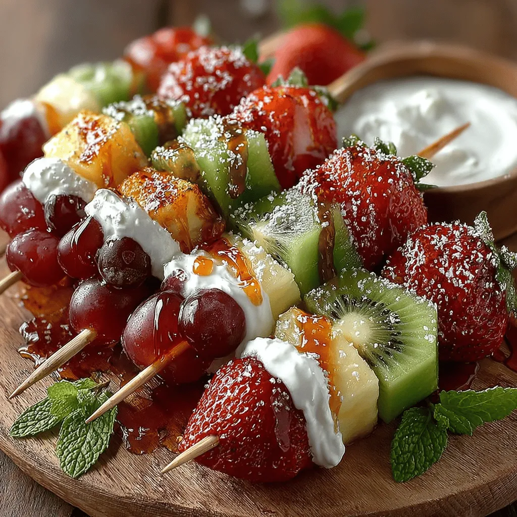 When it comes to assembling your vibrant fruit skewers, creativity is key. The visual appeal of your skewers can elevate the overall experience, making them not just delicious but also a feast for the eyes. Here are some methods to consider for arranging your fruit: