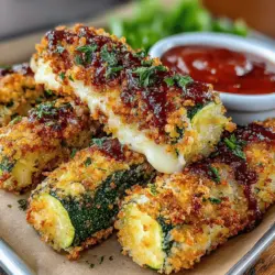 To achieve perfectly crispy baked zucchini fries, a well-organized breading station is essential. This station will help you coat the zucchini evenly, ensuring a delightful crunch in every bite. Here’s how to set it up: