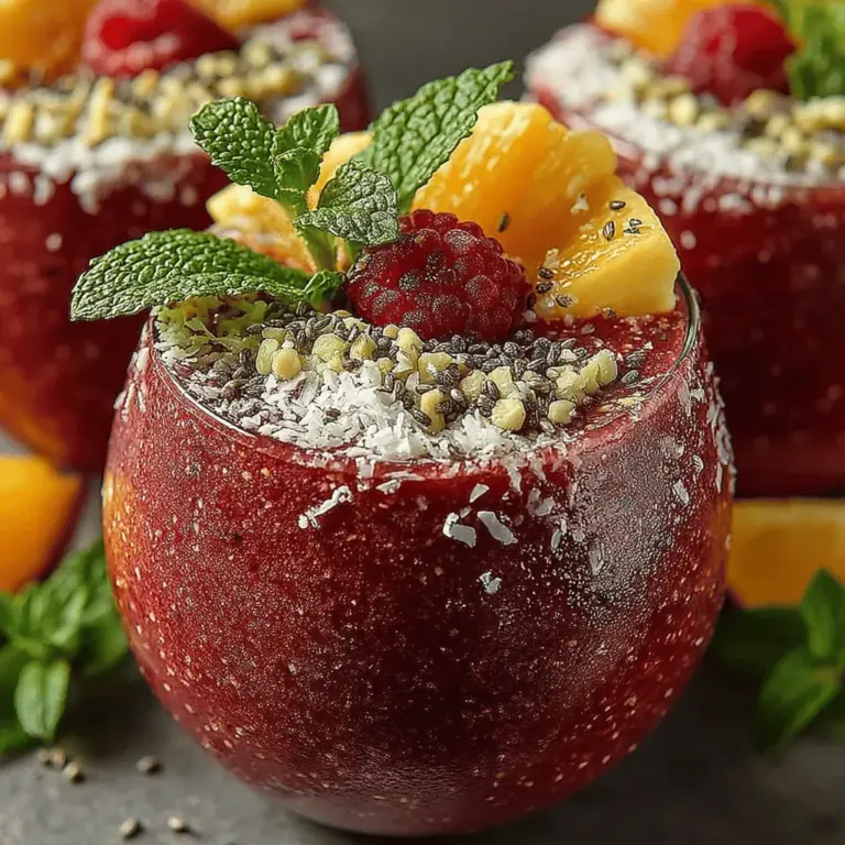 Smoothies have become a beloved staple in many households, often synonymous with health, vitality, and a burst of flavor. Among the myriad of smoothie recipes available, the Tropical Bliss: Frozen Raspberry Coconut Smoothie stands out as a refreshing, vibrant choice that transports your taste buds straight to a sun-soaked beach. This tantalizing blend not only excites the palate but also boasts a wealth of nutritional benefits, making it a delightful addition to any meal plan.
