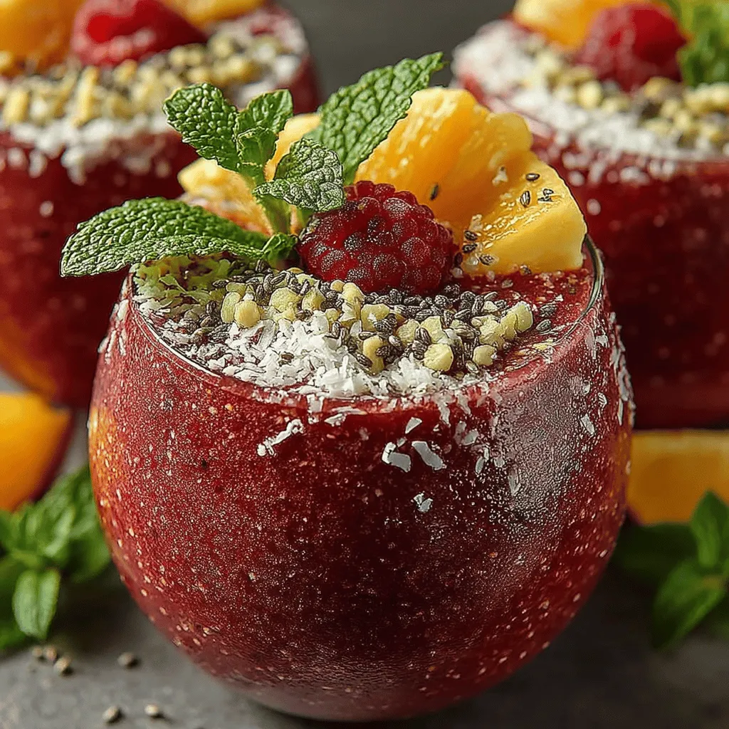Smoothies have become a beloved staple in many households, often synonymous with health, vitality, and a burst of flavor. Among the myriad of smoothie recipes available, the Tropical Bliss: Frozen Raspberry Coconut Smoothie stands out as a refreshing, vibrant choice that transports your taste buds straight to a sun-soaked beach. This tantalizing blend not only excites the palate but also boasts a wealth of nutritional benefits, making it a delightful addition to any meal plan.