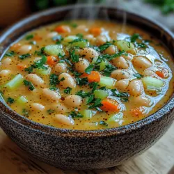 To create the perfect Creamy Tuscan White Bean Soup, it is crucial to understand the role of each ingredient and how they contribute to the overall flavor profile and texture of the dish.