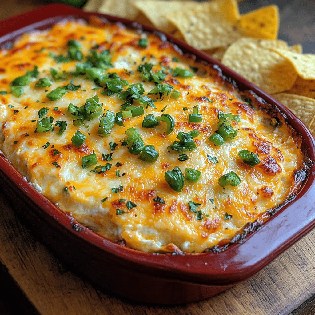When you pull your Cheesy Jalapeño Popper Bliss Dip from the oven, the first thing to look for is the appearance. A perfectly baked dip should have a bubbly surface, with the cheese melted seamlessly into a creamy blend. The edges will often show a slight golden hue, signaling that the dip has been cooked just right.