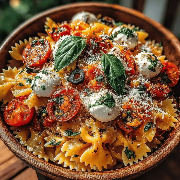 As the warm days of summer approach, the desire for light, refreshing meals becomes paramount. Enter the Lemon Zest & Basil Bliss Pasta Salad—a vibrant dish that perfectly captures the essence of sunny days and outdoor gatherings. This pasta salad not only serves as a delightful side dish but also stands out as a main attraction at barbecues, picnics, or any casual get-together. With its enticing combination of zesty lemon, fragrant basil, and creamy mozzarella, this recipe offers a symphony of flavors that are sure to please any palate.