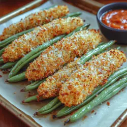 As the health-conscious movement continues to grow, so does the demand for innovative, nutritious snack options. Enter crispy garlic green bean fries—an enticing alternative to traditional potato fries. These vibrant green delights offer a satisfying crunch and a burst of flavor, thanks to the aromatic garlic and the rich profile of Parmesan cheese. Whether you’re looking for a side dish to complement your dinner, a fun snack for movie night, or a crowd-pleasing appetizer for your next gathering, crispy green bean fries fit the bill perfectly.