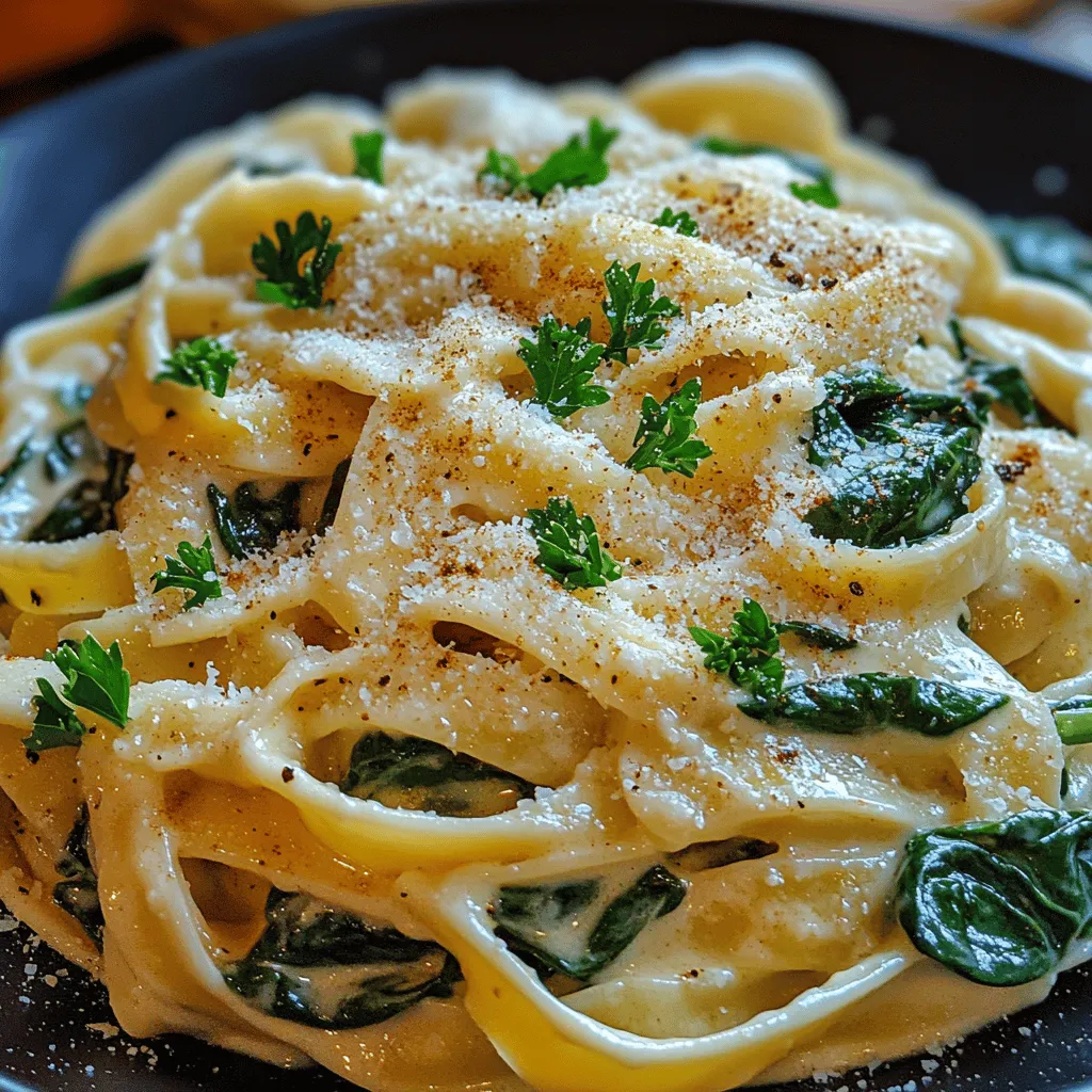 Pasta dishes have long held a beloved place in culinary traditions around the world. Their versatility allows for an endless array of flavors and textures, making them a staple in both everyday meals and special occasions. Among the myriad of pasta recipes, Creamy Spinach Pasta Alfredo stands out as a comforting and flavorful option that is sure to please even the pickiest of eaters.