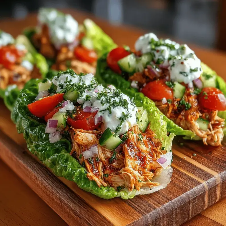 In recent years, the focus on healthy eating has surged, with individuals increasingly seeking out low-carb meal options that are both nutritious and satisfying. As part of this trend, Creamy Dill Chicken Lettuce Wraps have emerged as a standout recipe, offering a delightful balance of flavors and textures while keeping health at the forefront. These wraps not only cater to those following low-carb diets but also appeal to anyone looking to incorporate more fresh, wholesome ingredients into their meals.