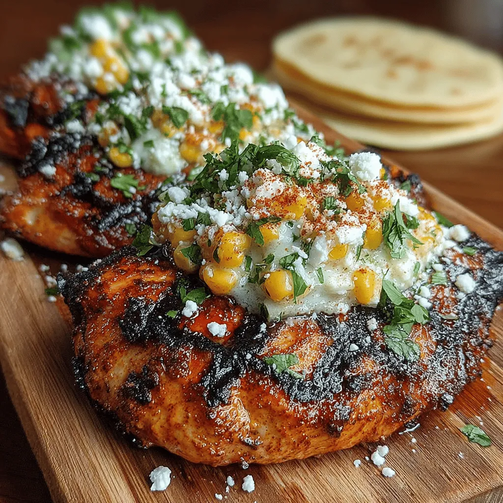To create the perfect Grilled Chicken with Street Corn Sauce, it’s essential to understand the key ingredients involved. At the heart of this dish is boneless, skinless chicken breasts, which are favored for their tenderness and ease of cooking. This lean protein option ensures that the chicken remains juicy while allowing the flavors from the marinade and the grill to shine through.