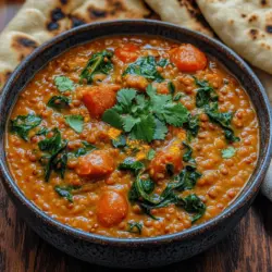 Hearty Lentil Spinach Dhal is more than just a dish; it's a celebration of flavors and nutrition rooted in culinary traditions from South Asia. This vibrant, plant-based meal is a staple in many households, offering a comforting blend of spices, lentils, and leafy greens. Dhal, derived from lentils, is often regarded as a symbol of sustenance and nourishment, embodying the essence of home-cooked meals that bring families together.