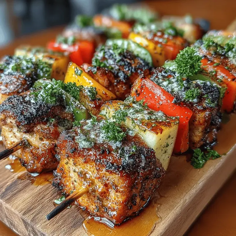 Looking for a dish that perfectly balances sweet and savory flavors? The Sweet & Savory Honey Mustard Chicken & Apple Skewers are just what you need. This delightful recipe combines succulent chicken, crisp apples, and vibrant bell peppers, all marinated in a luscious honey mustard dressing. This dish is not only a feast for the taste buds but also a visual delight, making it ideal for summer barbecues, family gatherings, or even a cozy weeknight dinner.