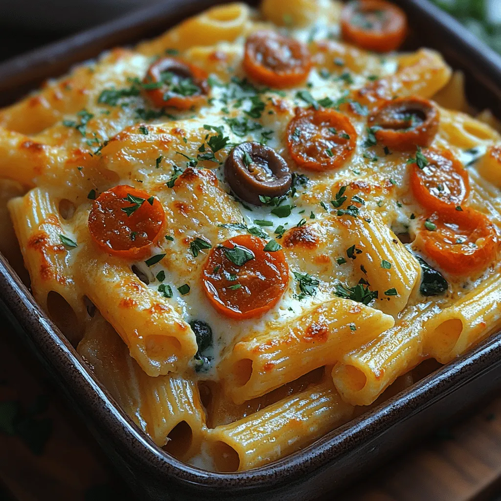 When it comes to comfort food, few dishes can compete with a creamy pasta bake. The Creamy Greek Pasta Bake takes this beloved classic and infuses it with vibrant Mediterranean flavors, creating a dish that is both hearty and refreshing. With its rich, creamy texture and a tantalizing blend of ingredients, this pasta bake is sure to become a favorite at your dinner table. Not only does it satisfy those comfort food cravings, but it also offers a delightful taste of Greece, making it a perfect option for family gatherings or weeknight dinners.