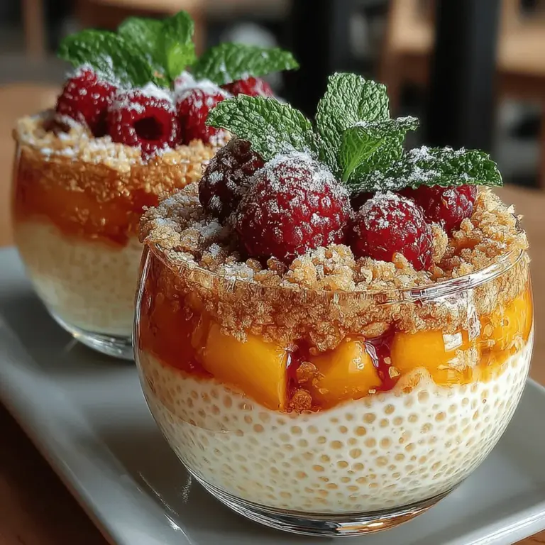 Chia pudding has emerged as a popular choice for both breakfast and dessert, combining convenience and nutrition in a delightful package. When the rich flavors of Peach Melba—an iconic dessert that pairs juicy peaches with tart raspberries and creamy vanilla ice cream—are infused into chia pudding, it transforms into an irresistible treat. This article delves into the delightful Peach Melba Chia Pudding recipe, offering detailed insights into the ingredients, preparation steps, nutritional benefits, and serving suggestions. Whether enjoyed during a warm summer afternoon or as a wholesome snack any time of the year, this recipe is bound to become a favorite.