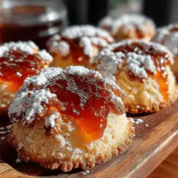 Sweet Summer Delight Cookies are the epitome of seasonal baking, encapsulating the essence of summer with their delightful peach jam filling. These cookies are not only a treat for the taste buds but also a visual feast, perfect for gatherings, picnics, or simply enjoying at home. The combination of buttery, soft cookie dough and the sweet, fruity center creates a harmonious blend of flavors that perfectly captures the warmth and joy of the summer months.