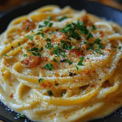 When it comes to comforting pasta dishes, few can rival the richness of Creamy Roasted Garlic Alfredo. This culinary masterpiece is not just a meal; it’s an experience that envelops you in warmth and indulgence. At its core, this dish boasts a luscious, creamy sauce that clings to perfectly cooked fettuccine, creating a symphony of flavors that dances on your palate. What elevates this particular recipe is the transformative power of roasted garlic, which adds a sweet, nutty flavor that can turn an ordinary pasta dish into an extraordinary feast.