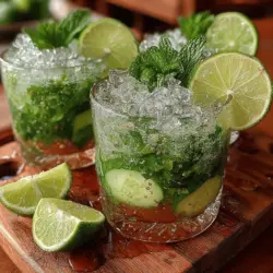 As the sun blazes overhead and temperatures rise, the craving for a refreshing drink becomes irresistible. Nothing embodies summer quite like the Refreshing Cucumber Lime Sparkling Cooler. This delightful beverage not only quenches your thirst but also tantalizes your taste buds with a combination of crisp cucumber, zesty lime, and bubbly sparkling water. Perfect for picnics, outdoor gatherings, or simply enjoying a quiet afternoon at home, this cooler is a go-to recipe for anyone looking to sip on something invigorating and delicious. With simple, accessible ingredients and an easy-to-follow preparation method, you can whip up this refreshing drink in no time. Let’s delve deeper into the ingredients that make this cooler so special and explore the initial steps to create it.
