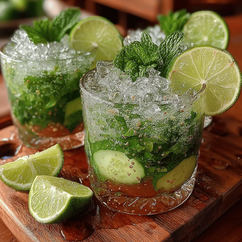 As the sun blazes overhead and temperatures rise, the craving for a refreshing drink becomes irresistible. Nothing embodies summer quite like the Refreshing Cucumber Lime Sparkling Cooler. This delightful beverage not only quenches your thirst but also tantalizes your taste buds with a combination of crisp cucumber, zesty lime, and bubbly sparkling water. Perfect for picnics, outdoor gatherings, or simply enjoying a quiet afternoon at home, this cooler is a go-to recipe for anyone looking to sip on something invigorating and delicious. With simple, accessible ingredients and an easy-to-follow preparation method, you can whip up this refreshing drink in no time. Let’s delve deeper into the ingredients that make this cooler so special and explore the initial steps to create it.