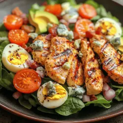 Cobb salads have gained immense popularity among health-conscious diners and food enthusiasts alike. Their appeal lies in the delightful combination of fresh ingredients, rich flavors, and satisfying textures, making them a go-to choice for anyone looking to enjoy a hearty meal without compromising on nutrition. Among the many variations of this classic dish, the Grilled Chicken Cobb Salad stands out as a particularly healthy and satisfying option. This recipe not only tantalizes your taste buds but also offers a well-rounded nutritional profile that can easily fit into any balanced diet.