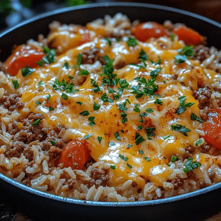 Achieving the perfect Cheesy Ground Beef and Rice Skillet requires keen attention during the cooking process, especially when it comes to the rice. Cooking rice to the right texture is crucial for a successful dish. Here are some tips to ensure your rice is perfectly cooked: