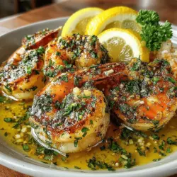 If you're on the hunt for a dish that effortlessly combines vibrant flavors and is sure to impress, look no further than Zesty Lemon Glazed Shrimp. This recipe not only showcases the natural sweetness of succulent shrimp but also elevates it with a bright, tangy glaze that dances on the palate. The harmony of zesty lemon, sweet honey, and savory soy sauce creates a culinary experience that is both refreshing and satisfying.