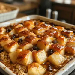 If you're looking for a delightful recipe that combines the comforting flavors of cinnamon and apple with the wholesome goodness of oats, look no further than the Sweet Apple Cinnamon Oat Bake. This dish not only tantalizes the taste buds but also offers a nutritious way to kickstart your day or enjoy a satisfying snack. With its warm, inviting aroma and the promise of sweet, chewy oats, this bake makes for a perfect addition to your breakfast table or a healthy afternoon treat.