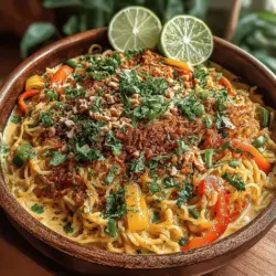 When it comes to vibrant and satisfying meals, few dishes can compete with the Spicy Curry Coconut Noodle Stir Fry. This dish is a delightful fusion of bold flavors and wholesome ingredients, offering a rich tapestry of taste that is both comforting and invigorating. With its creamy coconut milk, zesty red curry paste, and a medley of fresh vegetables, this stir fry not only pleases the palate but also nourishes the body, making it a perfect choice for any time of the year.