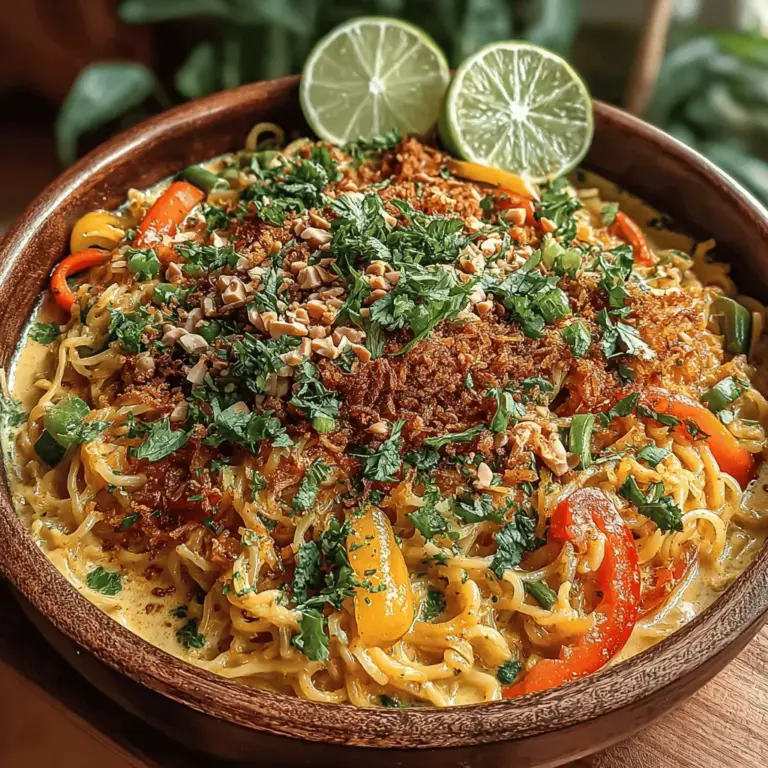 When it comes to vibrant and satisfying meals, few dishes can compete with the Spicy Curry Coconut Noodle Stir Fry. This dish is a delightful fusion of bold flavors and wholesome ingredients, offering a rich tapestry of taste that is both comforting and invigorating. With its creamy coconut milk, zesty red curry paste, and a medley of fresh vegetables, this stir fry not only pleases the palate but also nourishes the body, making it a perfect choice for any time of the year.