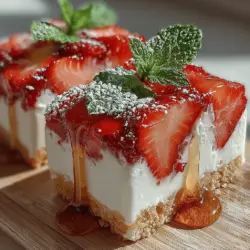 Berry Bliss Frozen Strawberry Bars stand out due to their exquisite flavor profile and creamy texture. Each bite offers a harmonious blend of sweet and tangy notes, thanks to the fresh strawberries paired with the richness of Greek yogurt. The luscious texture makes these bars a pleasure to eat, whether enjoyed on a hot summer day or as a delightful after-dinner treat.