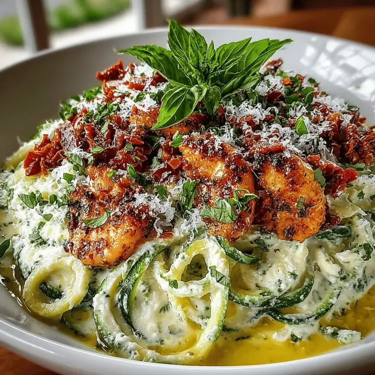 In recent years, zoodles, or zucchini noodles, have taken the culinary world by storm as a popular low-carb alternative to traditional pasta. This innovative dish caters not only to health-conscious individuals but also to those seeking to reduce their carbohydrate intake without sacrificing flavor. The combination of creamy ricotta and sun-dried tomatoes creates a delightful medley, adding a richness and depth that elevates the dish beyond ordinary vegetable fare. Whether you are following a gluten-free diet, trying to incorporate more vegetables into your meals, or simply looking for a quick and satisfying recipe, creamy ricotta and sun-dried tomato zoodles are an excellent choice.
