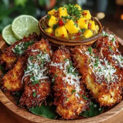 Inspired by the lush landscapes and vibrant cultures of tropical regions, this dish embodies the spirit of island cuisine. The combination of coconut and mango offers a harmonious blend of flavors that is both refreshing and satisfying. Coconut is not only a staple in many tropical diets but is also celebrated for its health benefits, including healthy fats that provide energy and support heart health. Mango, often referred to as the "king of fruits," is rich in vitamins, antioxidants, and dietary fiber, making it not just a delicious addition but a nutritious one as well.