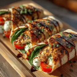 The magic of Caprese Chicken Wraps lies not only in their harmonious blend of flavors but also in the nutritional benefits each ingredient brings to the table. Let's explore the key components that make these wraps both satisfying and nourishing.