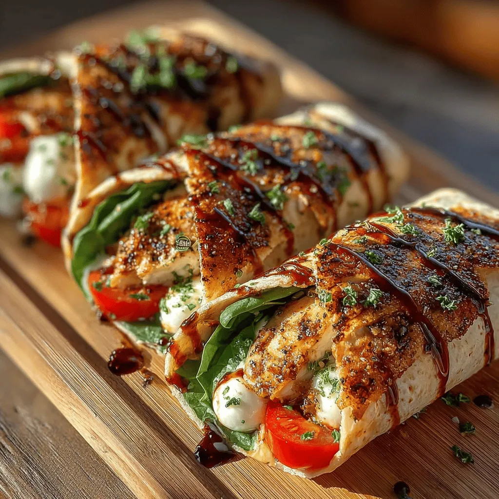 The magic of Caprese Chicken Wraps lies not only in their harmonious blend of flavors but also in the nutritional benefits each ingredient brings to the table. Let's explore the key components that make these wraps both satisfying and nourishing.