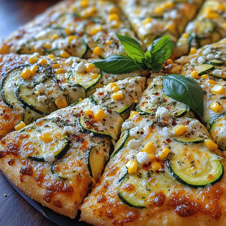 In recent years, homemade pizzas have surged in popularity, captivating home cooks with the promise of fresh ingredients and customizable flavors. The allure of crafting your own pizza allows for creativity in the kitchen and the opportunity to cater to personal preferences. One standout recipe that embodies the essence of seasonal cooking is the Zucchini & Corn Delight Pizza. This vibrant dish showcases the delightful combination of tender zucchini and sweet corn, making it an ideal choice for any occasion, from casual family dinners to festive gatherings.