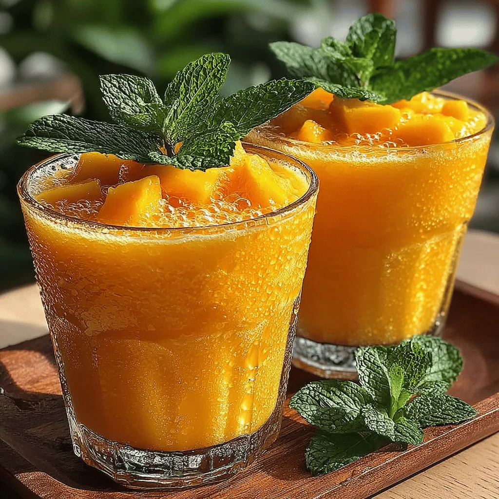 Smoothies have become a staple in many households, especially for those seeking a nutritious and convenient way to enjoy breakfast or a snack. Among the vast array of smoothie options available, the Tropical Bliss Frozen Mango Pineapple Smoothie stands out as a delightful, refreshing choice. This vibrant beverage captures the essence of summer in every sip, transporting your taste buds to a sun-soaked paradise. With its luscious blend of tropical fruits, creamy coconut milk, and a hint of lime, this smoothie is not only delicious but also packed with health benefits that make it an ideal addition to your daily diet.