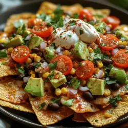 Welcome to a delightful exploration of flavors with our Crunchy Vegan Nacho Salad. This vibrant dish combines the satisfying crunch of corn tortilla chips with a medley of fresh vegetables, protein-rich black beans, and a creamy dressing that makes it a perfect choice for lunch, a light dinner, or a crowd-pleasing appetizer. In this article, we will delve into the recipe, its nutritional benefits, and why it’s an excellent choice for anyone looking to incorporate more plant-based meals into their diet.
