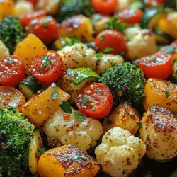 In the world of culinary delights, few dishes can compare to the simplicity and wholesome goodness of roasted vegetables. The Ranch-Style Roasted Veggies Delight stands out as an appealing option for anyone looking to elevate their vegetable game. This recipe not only celebrates the natural flavors of fresh produce but also infuses them with the delightful and tangy essence of ranch seasoning. It's a dish that appeals to both the health-conscious and those seeking comfort food, making it a versatile addition to any meal plan.