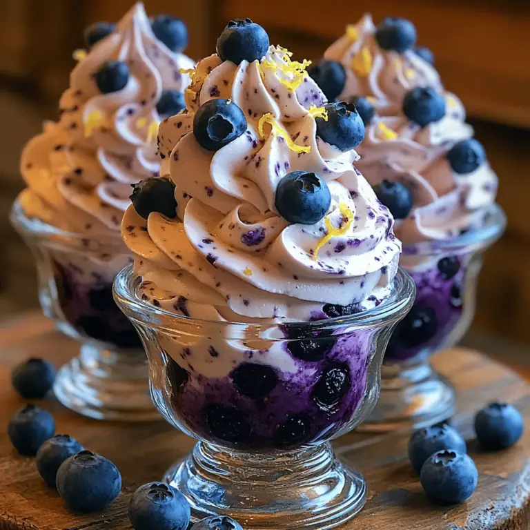 To truly appreciate the Silky Lemon Blueberry Fool, it's essential to understand the star ingredients that come together to create this delightful dessert. Each component plays a vital role in building the delicious flavors and textures that define this recipe.